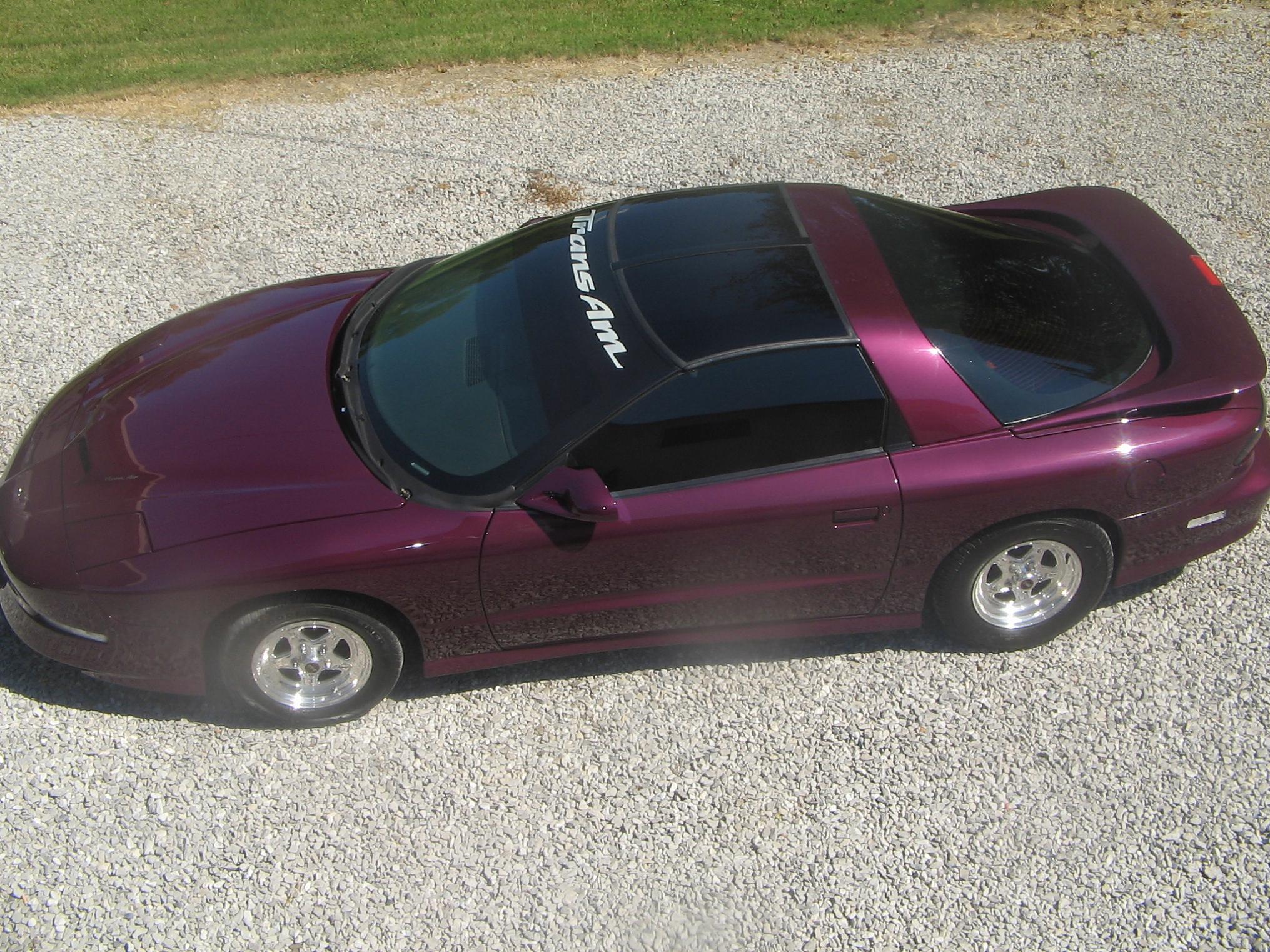 purple car