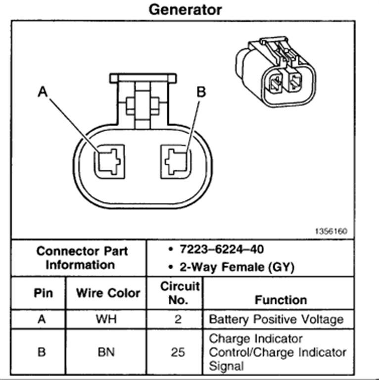 Wiring One Wire Alternator Diagram from ls1tech.com