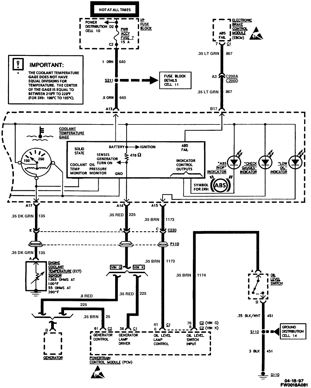 98 Chevy Z71 K1500 Sensor Wiring Diagram