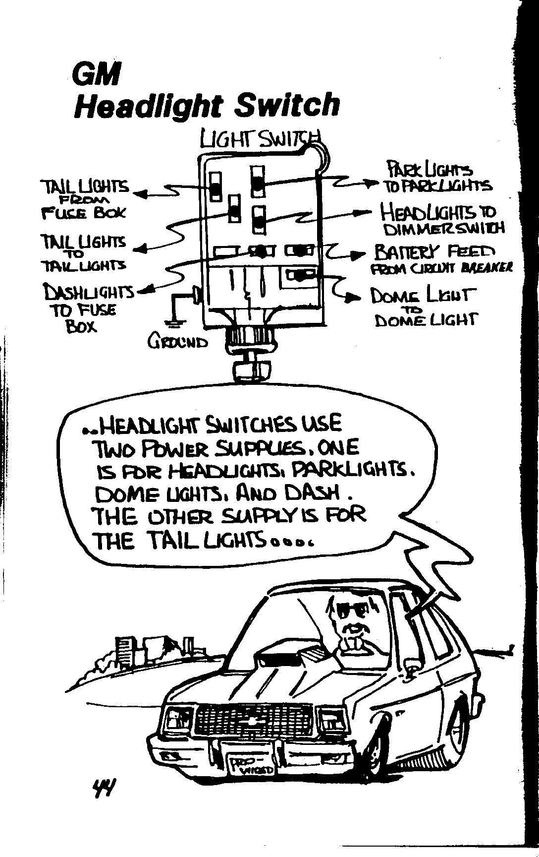 GM Headlight switch pinout - LS1TECH - Camaro and Firebird ... 67 camaro ignition wiring schematic 