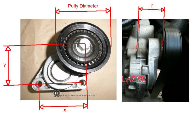 how much for a tensioner pulley