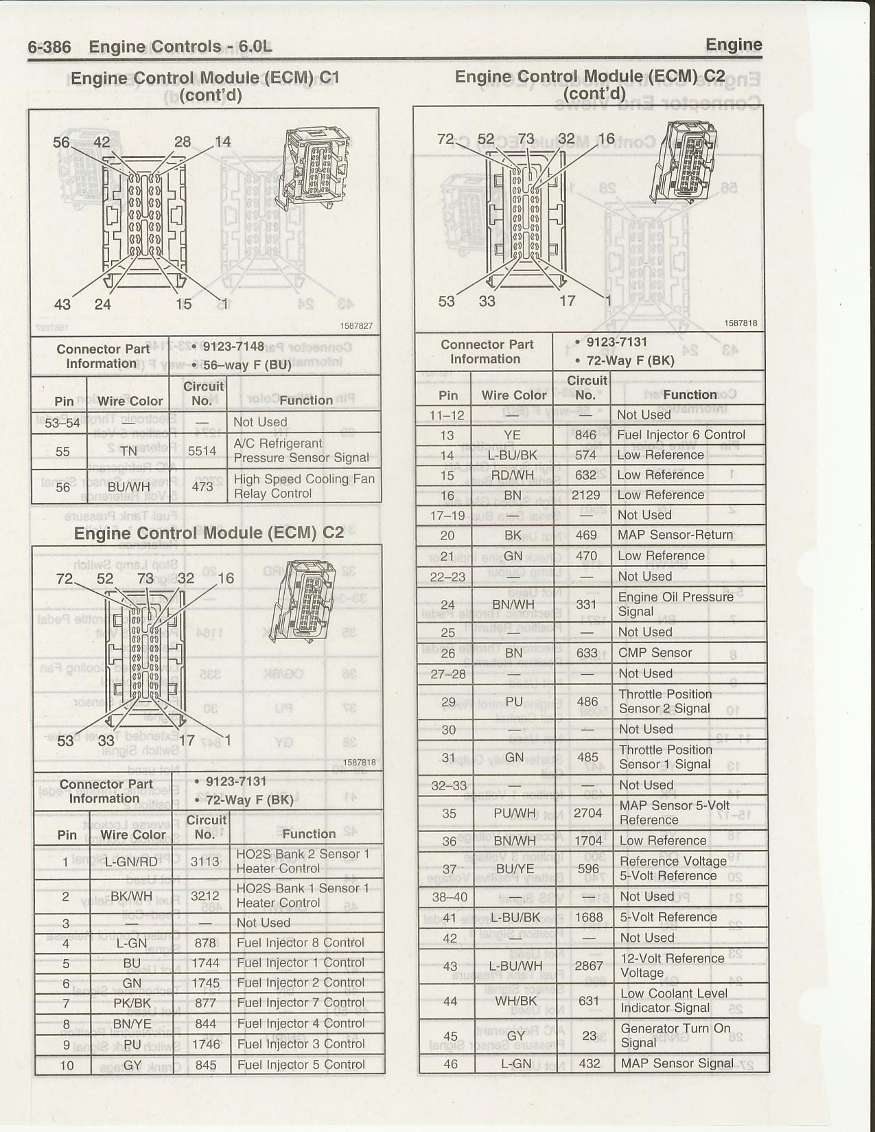 06 GTO LS2 Stand-Alone Harness Not Matching GM Schematics ... 2009 chevy hhr wiring diagrams 