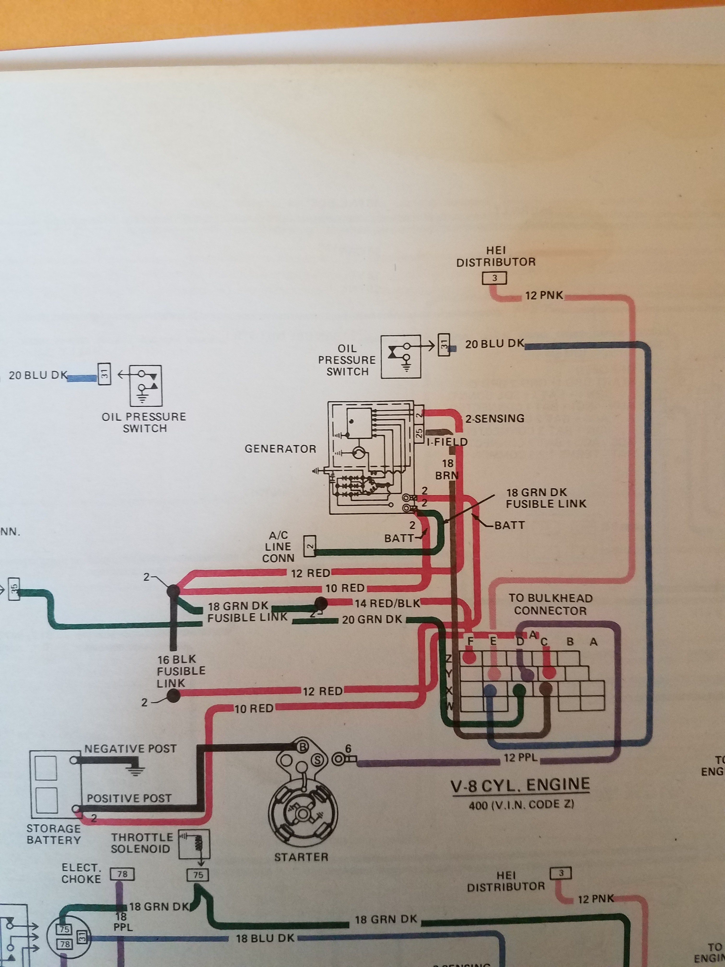 1978 trans am carb ls2 alternator wiring question - LS1TECH - Camaro