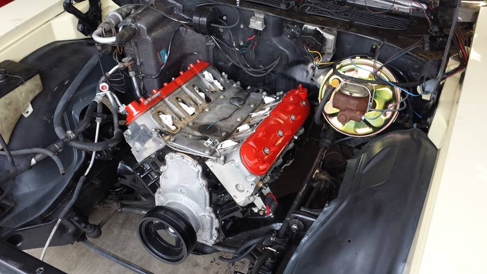 UMI Performance 68-72 GM A Body LSX Motor Mount Brackets LS1 LS2 LS7 Red 