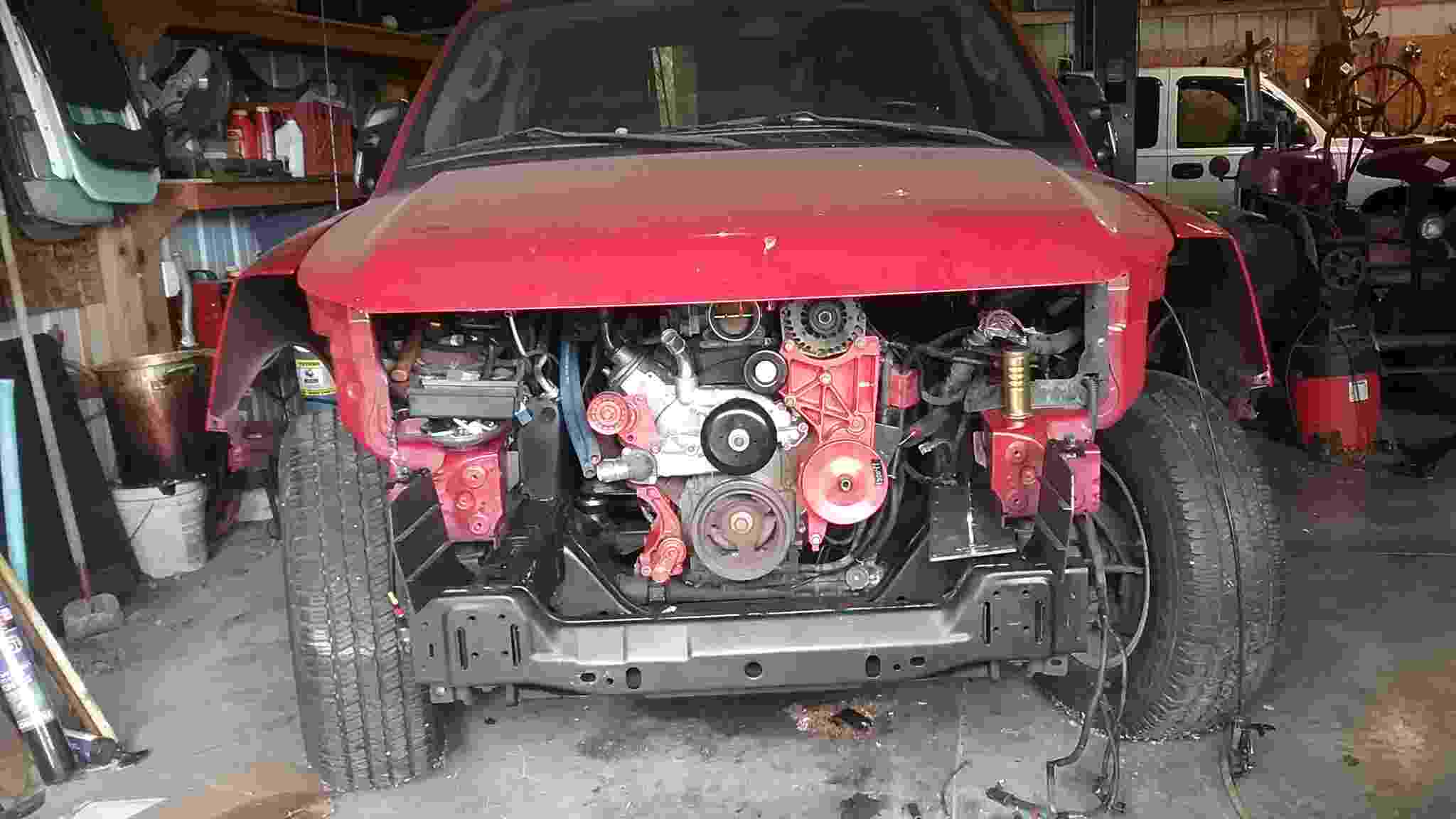 Project Anarchy LS into a 2010 Nissan Titan Quad Cab LS1TECH