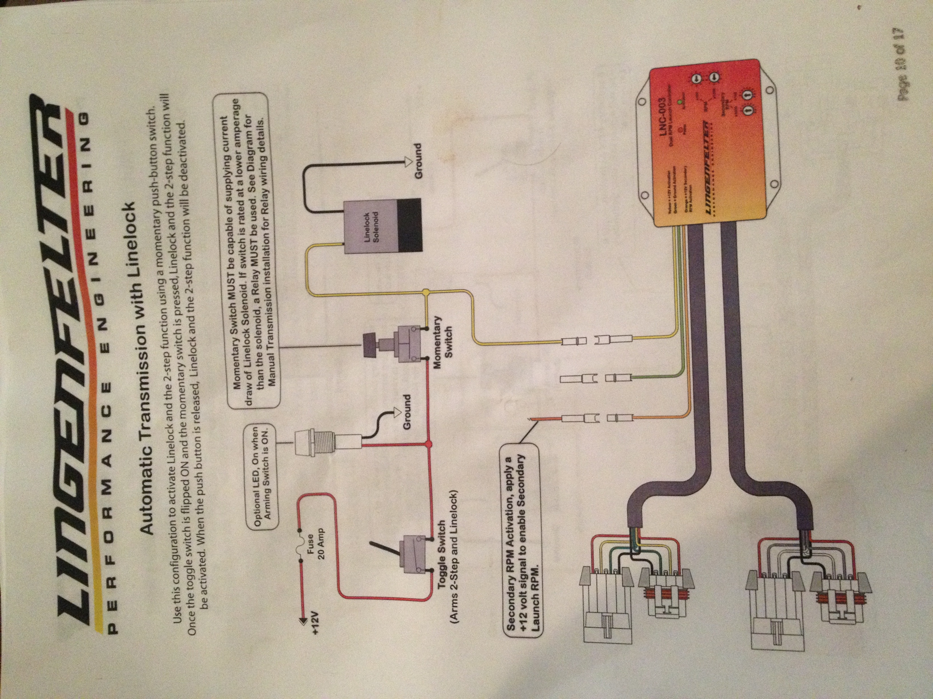 LPE 2 Step Wiring for 4L60e with line lock & no trans ... 4l60e lock up wiring diagram 