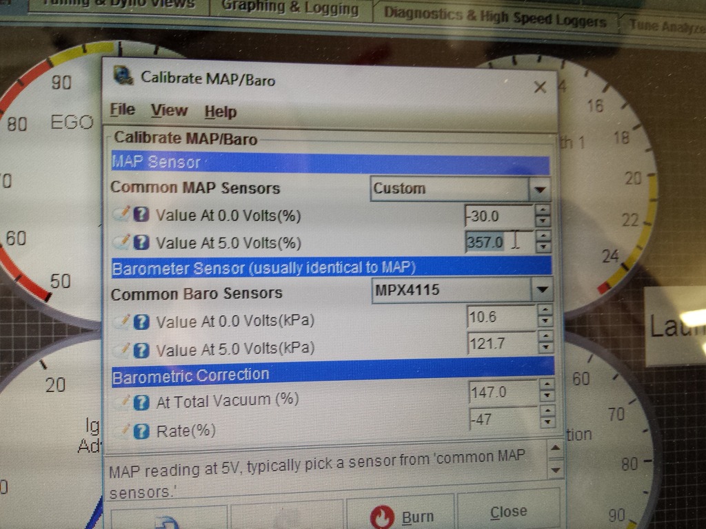 Gm 1 Bar Map Sensor Voltage Chart