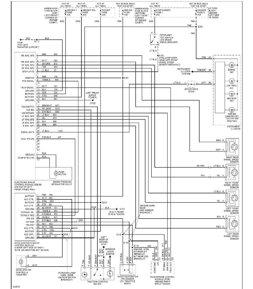 Information on diagnosing ABS/TCS problems - LS1TECH 07 kia spectra radio wiring 