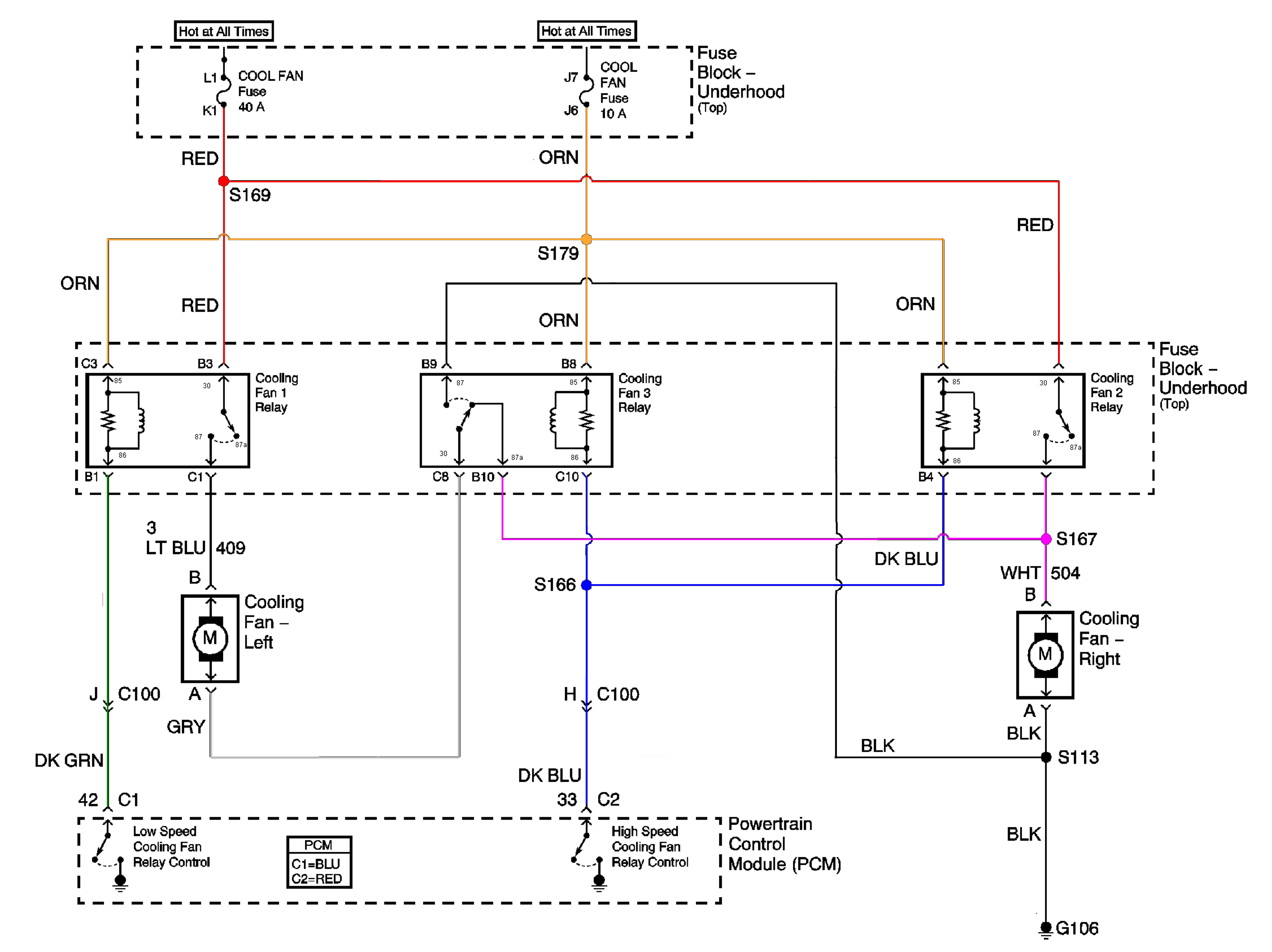 Electric Cooling Fan Wiring Diagram from ls1tech.com