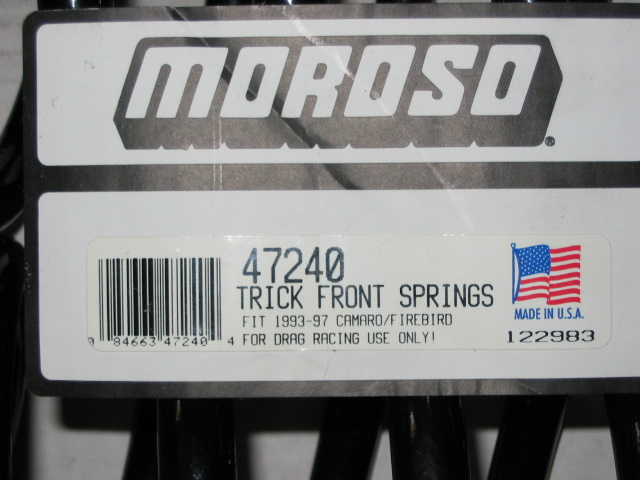 team z rear drag springs