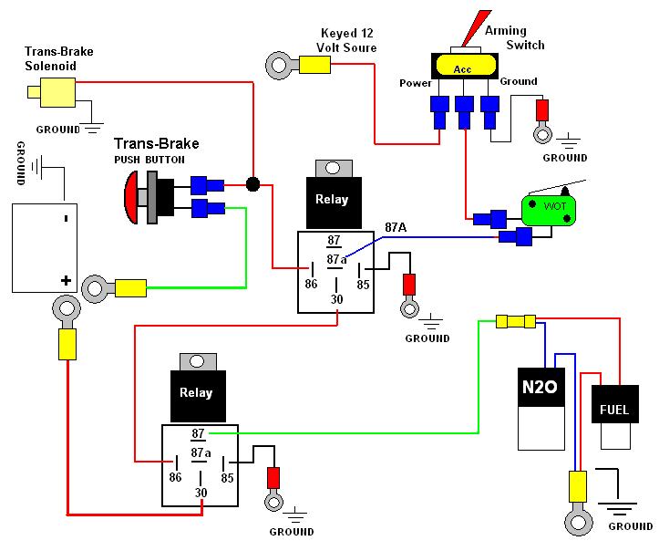 Nitrous of Trans break release??? - LS1TECH - Camaro and ... 2 stage nitrous wiring diagram schematic 