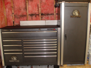 Matco toolbox with side locker.