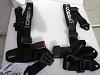 Pair of new Corbeau 4 pt black Harness Belts-dsc04011.jpg