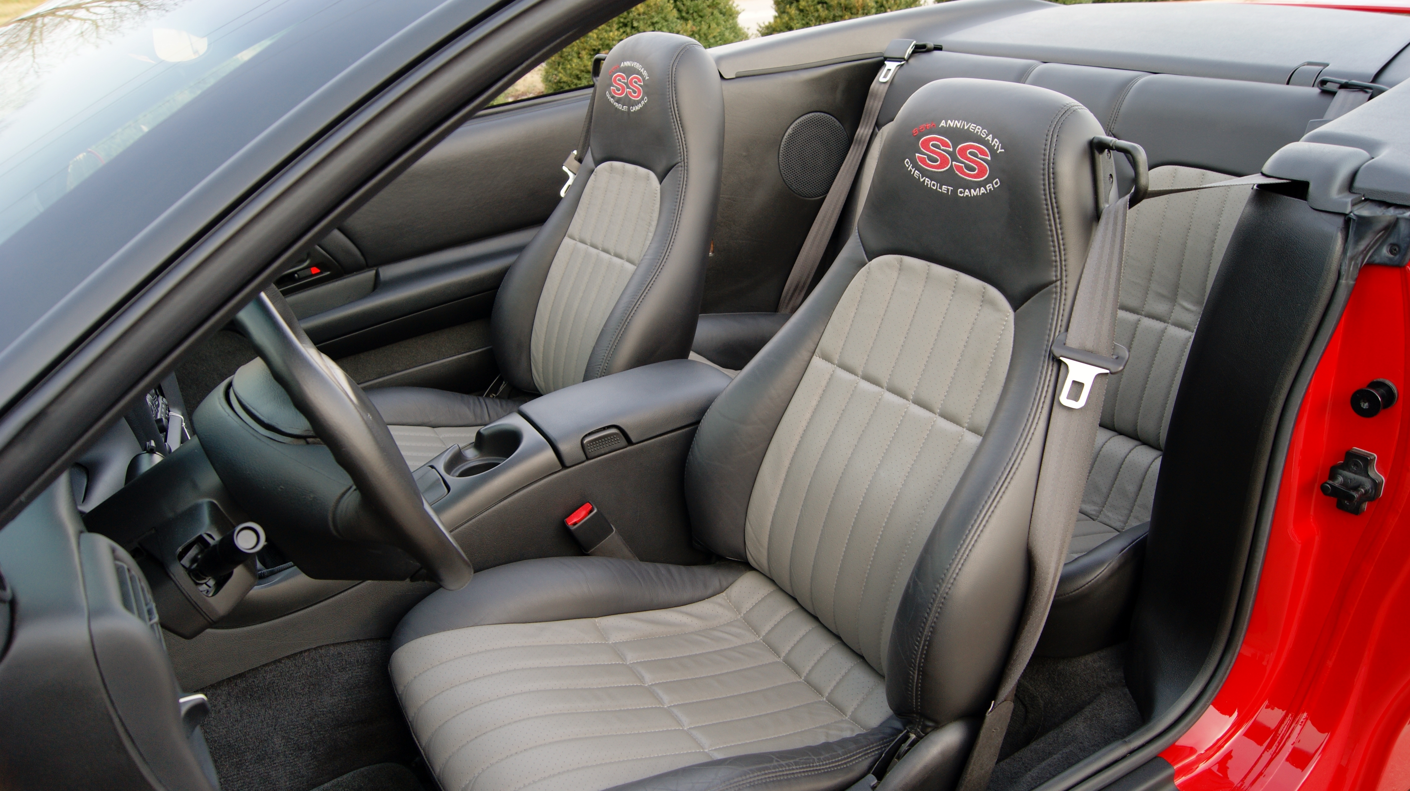 Mint 2002 Camaro Ss 35th Anniversary Le Leather Seats Black And Gray