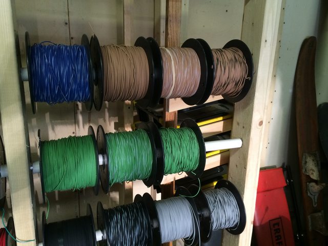 DIY Fishing Line Storage 