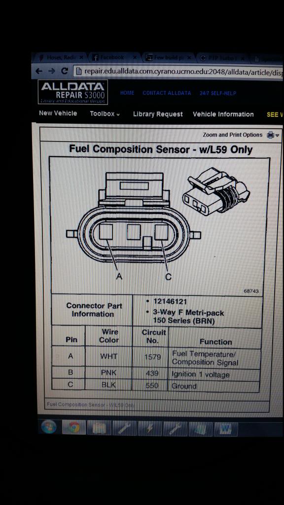 Gen III Flex fuel Write-up - LS1TECH - Camaro and Firebird ... ls1 camaro pinout diagram 