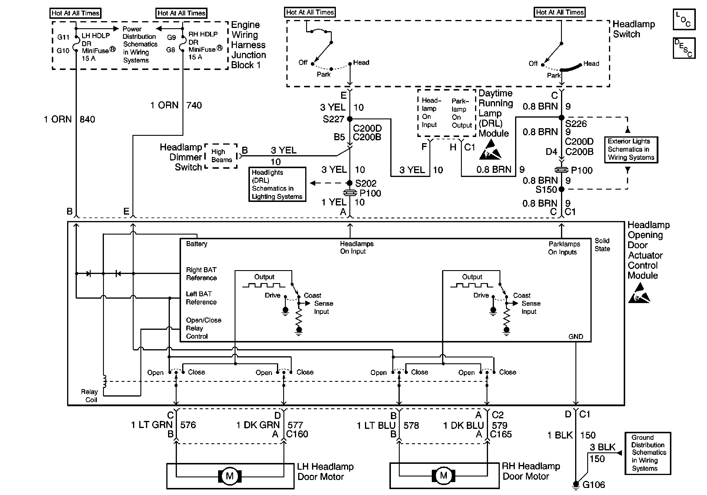 Headlight Wiring Diagram  - Ls1tech