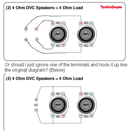 Wiring two dual-voice coil subs to one amp - LS1TECH - Camaro and Firebird Forum Discussion