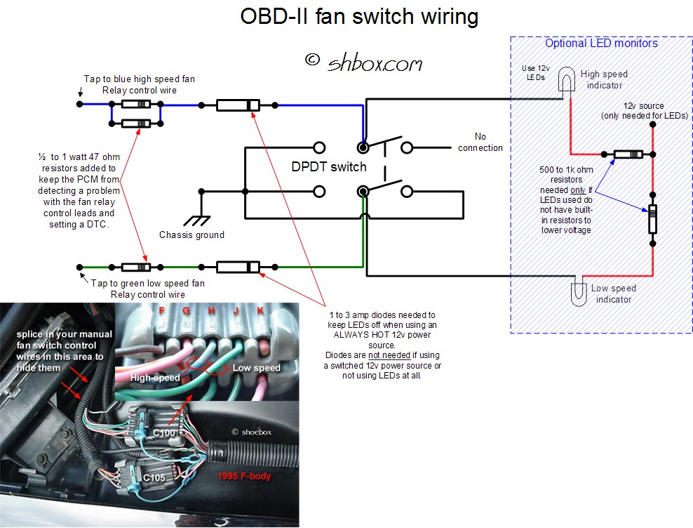 Manual fan switch wiring ... have a question - LS1TECH ... saturn l200 fuse box diagram 