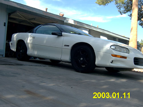 Looking for pics of white camaros with black rims! - LS1TECH - Camaro