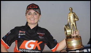 Erica Enders Honored by Women in the Winner's Circle Foundation