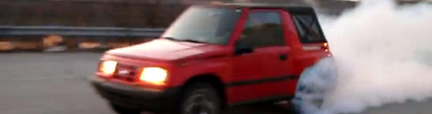 Burnout Fridays: This LS1 Powered Geo Tracker Is Freaking Sweet