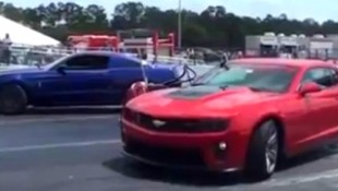 Drag Race Monday: Camaro ZL1 and Shelby GT500 Go Head to Head