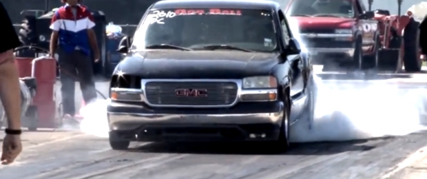 1150 WHP RCSB GMC Pickup Runs Mid 9s with A 98MM Turbo: Video Inside