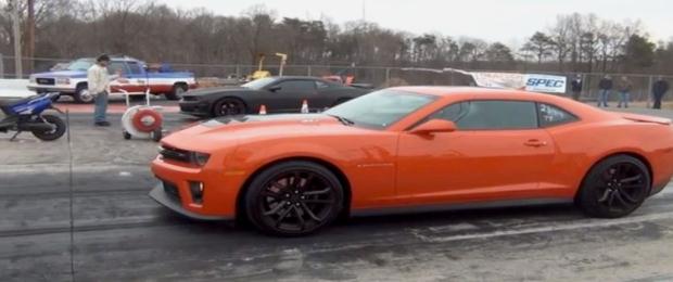 Drag Race: Camaro SS Goes Heads Up Against ZL1