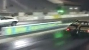 Crash! Camaro Plays Ping Pong at the Drags
