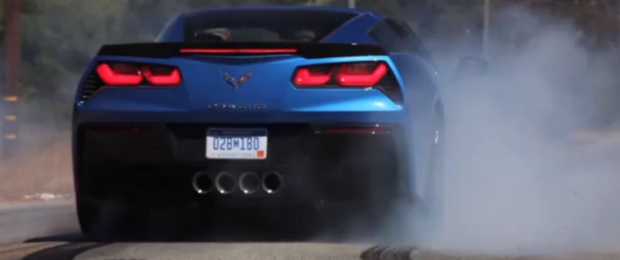 Watch Matt Farah Do Burnouts in the C7 Corvette
