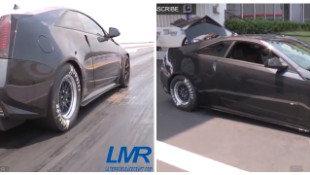 Murdered-Out Cadillac CTS-V Runs Deep 10s And Looks Like The Bat Mobile