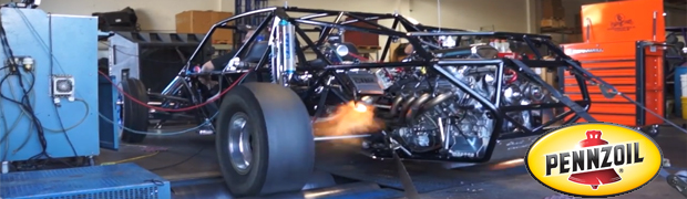 Pennzoil Presents Dyno of the Week:        Twin Turbo Sand Rail Dynos 1200+ Horspower!