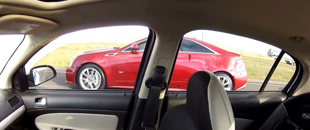 Tales from the Crypt: Watch this CTS-V Get Walked by a Cobalt