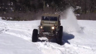 Watch this LSX’d Willys Frolic in the Snow