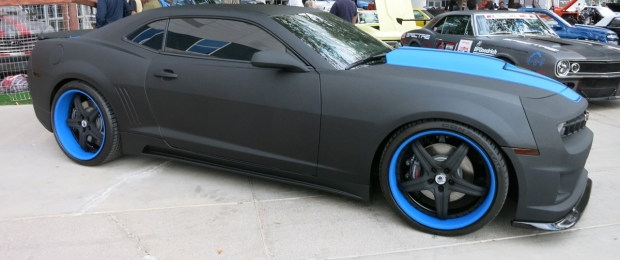 SEMA 2013: Some Guy Covered His Camaro in Bed Liner