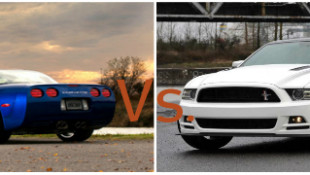 C5 Z06 Corvette Goes 2014 Mustang GT 5.0 Hunting