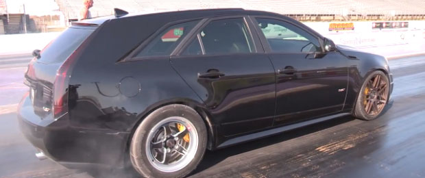 Murder Wagon: 10-second CTS-V Wagon Tears Up The Track And Gets The Groceries
