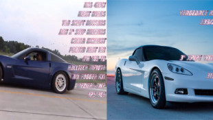 700HP NA C6 Z06 vs 10-second 500HP LS3 C6 From a Dig