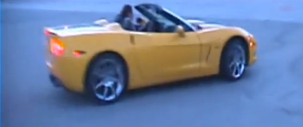 Father of the Year Teaches Daughter to Do Donuts in a Corvette