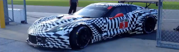 C7.R Corvette Testing at 24 Hours of Daytona: Hear It Scream