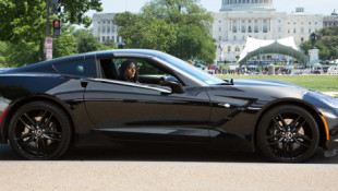 Black Widow’s Murdered-Out Corvette to be Featured in Next Captain America Movie