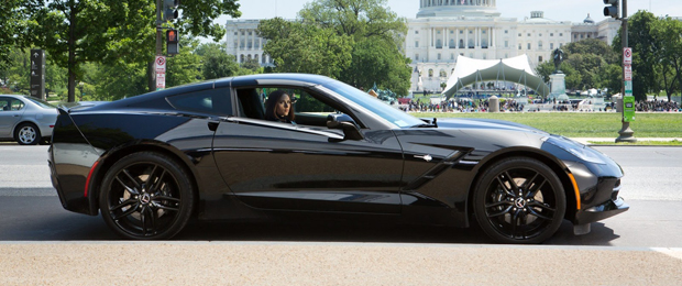 Black Widow’s Murdered-Out Corvette to be Featured in Next Captain America Movie