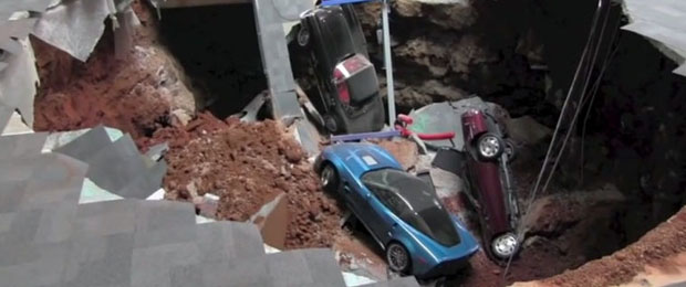 Chevy to Restore Museum Sinkhole Corvettes