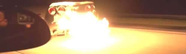 This Corvette is on FIRE: Flamethrowing, Supercharged C6!