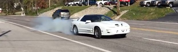 BURNOUT 1998 LS1 Trams Am Heats Up Some Mickey Thompson ET Streets