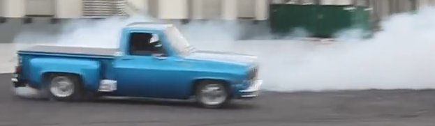 BURNOUT 1979 Chevy Truck Gets Drifty with a LS3