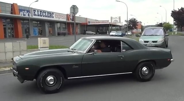 BURNOUT 1969 Camaro ZL1 Clone Stands Out Overseas