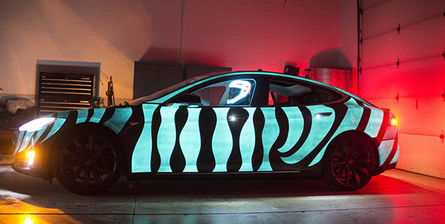 No Fear of the Dark: Electroluminescent Paint