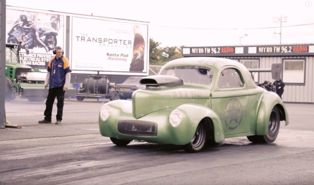 Drag Racing Willys Saves Man’s Life